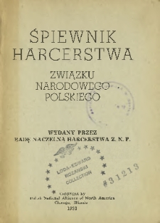 Śpiewnik harcerstwa Związku Narodowego Polskiego