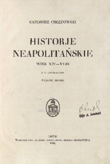Historje neapolitańskie : wiek XIV - XVIII