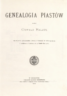 Genealogia Piastów