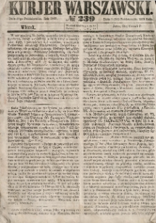 Kurjer Warszawski, 1863, nr 239