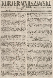 Kurjer Warszawski, 1863, nr 245