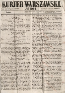 Kurjer Warszawski, 1863, nr 261