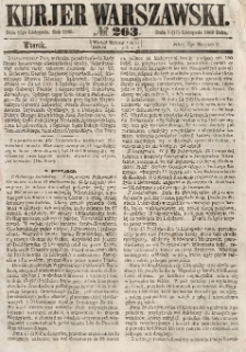 Kurjer Warszawski, 1863, nr 263