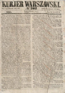 Kurjer Warszawski, 1863, nr 267