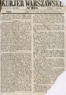 Kurjer Warszawski, 1863, nr 278