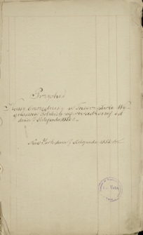 Przychód Kassy Oszczędności w Towarzystwie Wygnańców Polskich zaprowadzonej od dnia 7 listopada 1852 r.