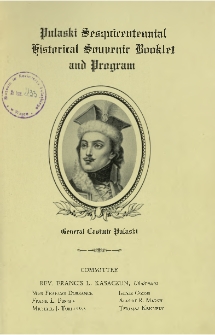 Pulaski sesquicentennial historical souvenir booklet and program