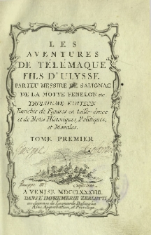 Les aventures de Télémaque, fils d'Ulysse T. 1
