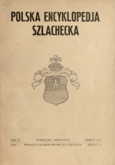 Polska encyklopedja szlachecka. T. 4, z. 4