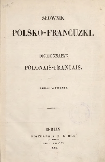 Słownik polsko-francuzki