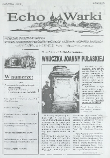 Echo Warki : miesiecznik społeczno-kulturalny, 1998, nr 6