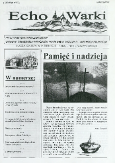 Echo Warki : miesiecznik społeczno-kulturalny, 1998, nr 7
