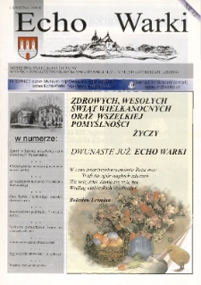 Echo Warki : miesiecznik społeczno-kulturalny, 1999, nr 12