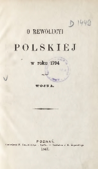 O rewolucyi polskiéj w roku 1794