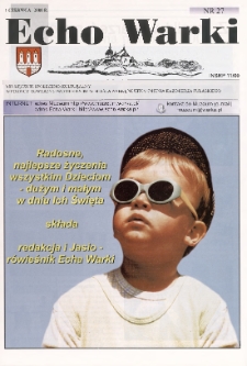 Echo Warki : miesiecznik społeczno-kulturalny, 2000, nr 27