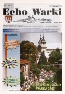 Echo Warki : miesiecznik społeczno-kulturalny, 2000, nr 28