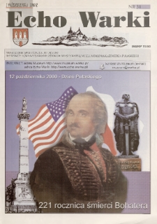 Echo Warki : miesiecznik społeczno-kulturalny, 2000, nr 31