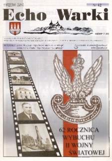 Echo Warki : miesiecznik społeczno-kulturalny, 2001, nr 42