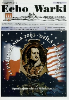 Echo Warki : miesiecznik społeczno-kulturalny, 2003, nr 67