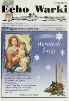 Echo Warki : miesiecznik społeczno-kulturalny, 2003, nr 69