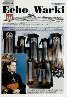Echo Warki : miesiecznik społeczno-kulturalny, 2004, nr 70