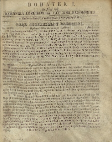 Dziennik Urzędowy Gubernii Radomskiej, 1854, nr 44, dod. I