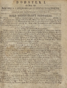 Dziennik Urzędowy Gubernii Radomskiej, 1854, nr 48, dod. I