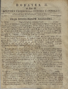 Dziennik Urzędowy Gubernii Radomskiej, 1854, nr 49, dod. II