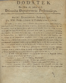 Dziennik Departamentowy Radomski, 1813, nr 28, dod.