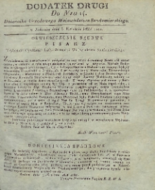 Dziennik Urzędowy Województwa Sandomierskiego, 1829, nr 14, dod. 2
