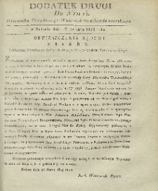 Dziennik Urzędowy Województwa Sandomierskiego, 1829, nr 15, dod. 2