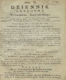 Dziennik Urzędowy Województwa Sandomierskiego, 1831, nr 35