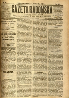 Gazeta Radomska, 1890, R. 7, nr 81
