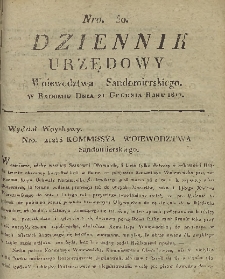 Dziennik Urzędowy Województwa Sandomierskiego, 1817, nr 50