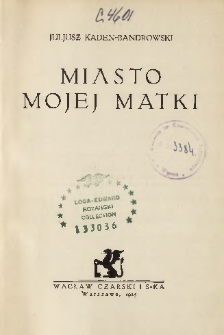 Miasto mojej matki