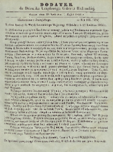 Dziennik Urzędowy Gubernii Radomskiej, 1864, nr 18, dod.