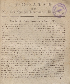 Dziennik Departamentowy Radomski, 1811, nr 8, dod.