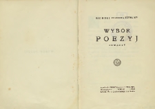 Wybór poezyj : czwarty
