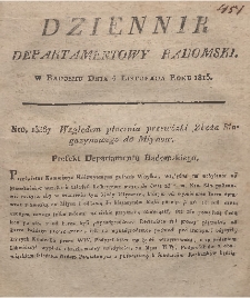 Dziennik Departamentowy Radomski, 1815, nr 45