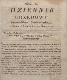 Dziennik Urzędowy Województwa Sandomierskiego, 1819, nr 8