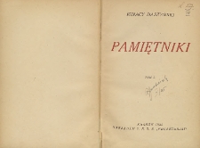 Pamiętniki. T. 1