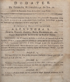 Dziennik Urzędowy Województwa Sandomierskiego, 1819, nr 22, dod.