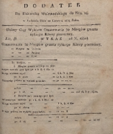 Dziennik Urzędowy Województwa Sandomierskiego, 1819, nr 24, dod.