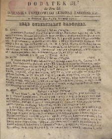 Dziennik Urzędowy Gubernii Radomskiej, 1856, nr 38, dod. 3