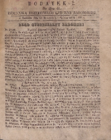 Dziennik Urzędowy Gubernii Radomskiej, 1856, nr 41, dod. 1