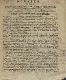 Dziennik Urzędowy Gubernii Radomskiej, 1856, nr 51, dod. 2
