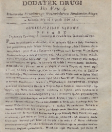Dziennik Urzędowy Województwa Sandomierskiego, 1829, nr 4, dod. 2