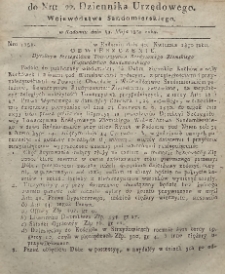 Dziennik Urzędowy Województwa Sandomierskiego, 1830, nr 22, dod. II
