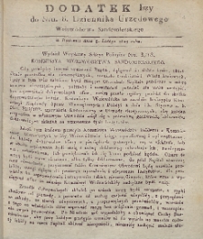 Dziennik Urzędowy Województwa Sandomierskiego, 1829, nr 6, dod. 1