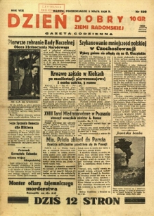 Dzień Dobry Ziemi Radomskiej, 1938, R. 8, nr 120